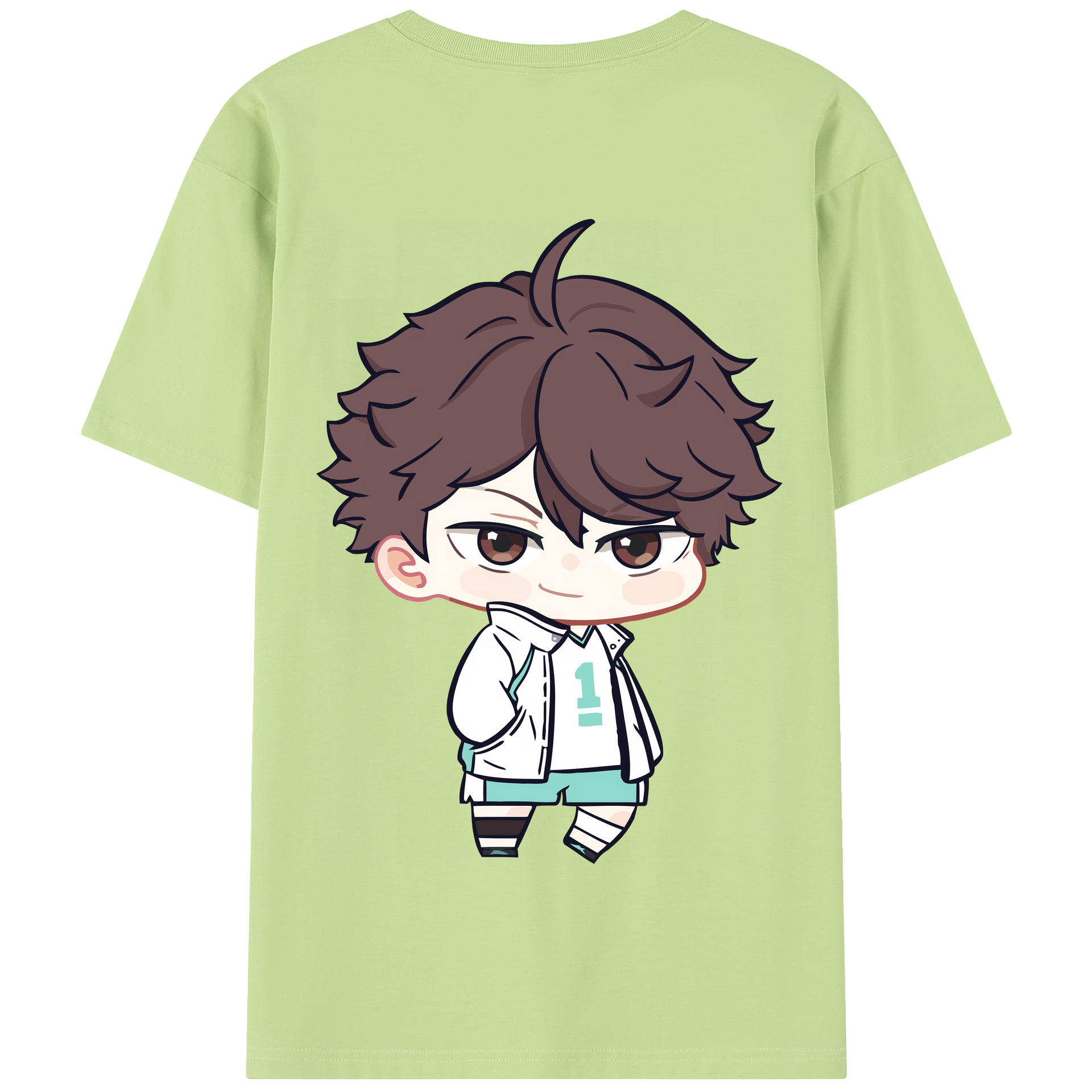 （画像用） ハイキュー!! Haikyu!! 綿100％半袖Tシャツ（背面プリント）